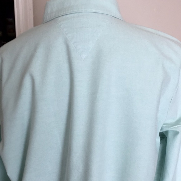Ivy League XL Button down long sleeve mint shirt - Picture 5 of 8